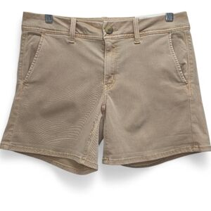 NWT American Eagle Outfitters Super Stretch X Low Rise Midi Shorts Size 8 Womens